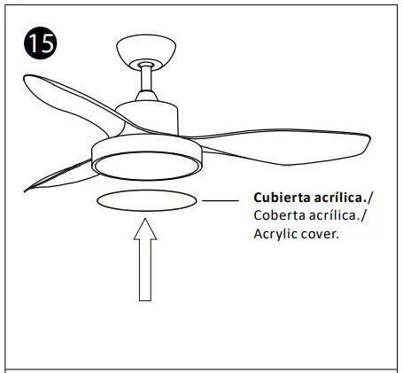 Riga D96 DC CCT 2200LM Bronze Wood Blade DC Ceiling Fan and Remote Control - Fig27