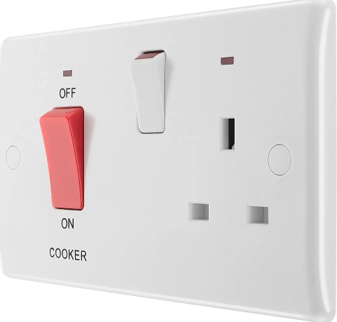 BG ELECTRICAL NPC72-01 45A DP Switch and Cooker Control Unit