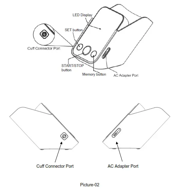 Fysic FB160 Fully Automatic Upper Arm Blood Pressure Monitor - Picture-02