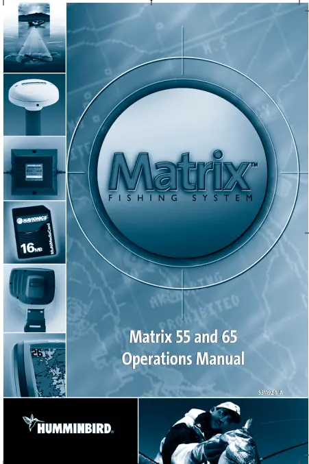 HUMMINBIRD Matrix 55 Indash Mounting Kit