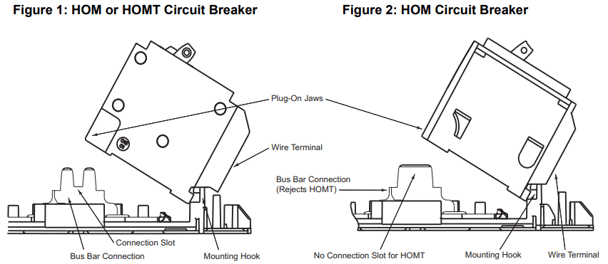 SQUARE D HOM230 Homeline Combination Service Entrance Devices - Figure