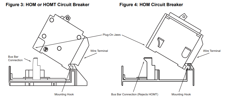 SQUARE D HOM230 Homeline Combination Service Entrance Devices - Figure1
