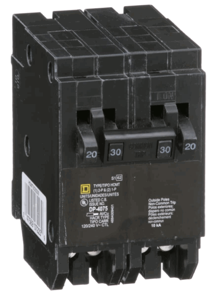 SQUARE D HOM230 Homeline Combination Service Entrance Devices