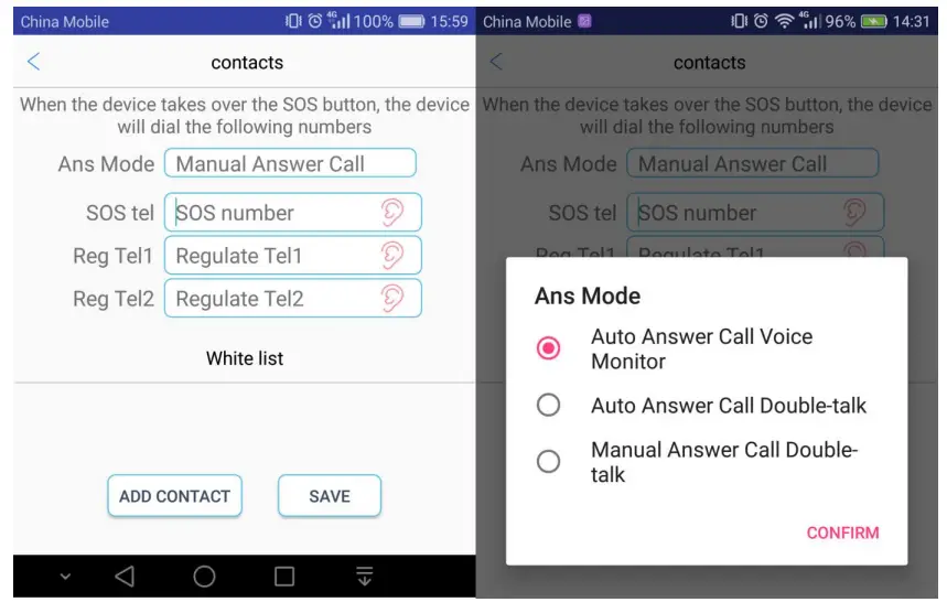 AUTOZCARE GF 07 Portable Mini Hidden Real Time GPS Tracking Device - Answer Mode