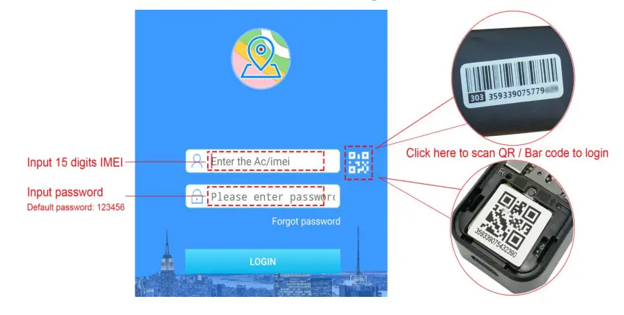 AUTOZCARE GF 07 Portable Mini Hidden Real Time GPS Tracking Device - IMEI number