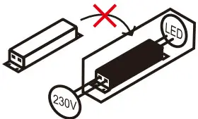 V TAC VT 6436 LED Backlit Panel - Control Gear