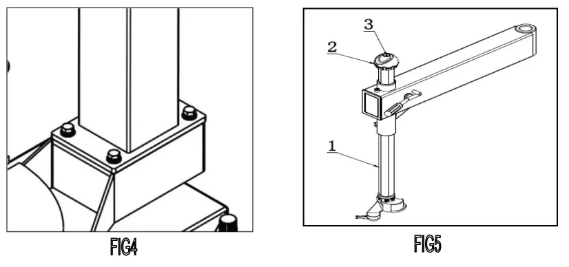 LEO L8001 10 Inch 21 Inch Swing Arm Tire Changers Industrial Ordinary Wheel Changer -CONFIGERATION 1
