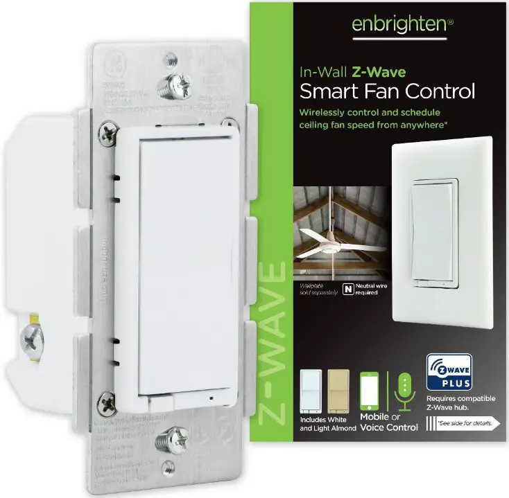 enbrighten ZWA4013 In Wall Smart Fan Control