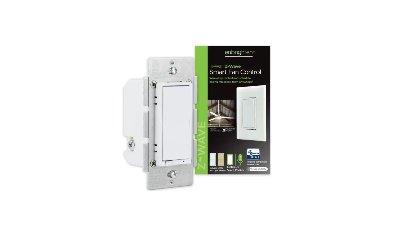 Enbrighten Zwa4013 In Wall Smart Fan Control Instruction Manual
