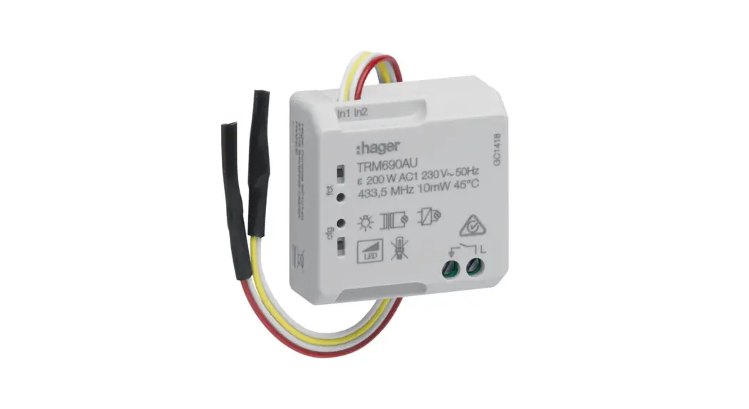 Hager Trm690g Radio Transmitter Receiver 2 Inputs 1 Output 200w User Manual Hager Trm690g Radio Transmitter Receiver 2 Inputs 1 Output 200w User Manual