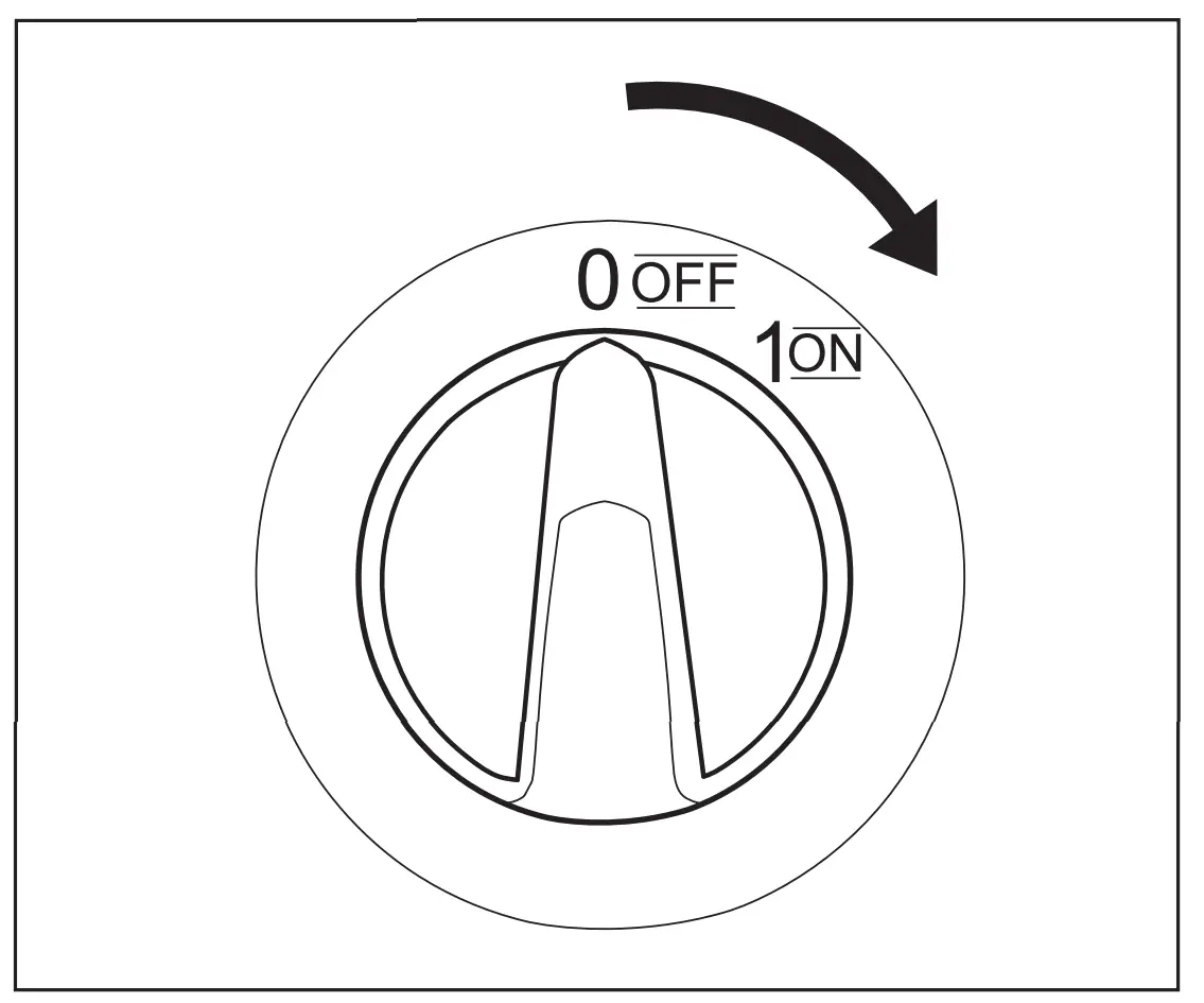 Turning on the Appliance