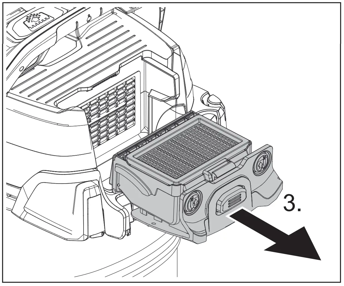 Clean flat fold filter
