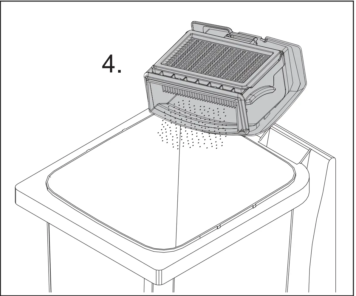 Clean flat fold filter