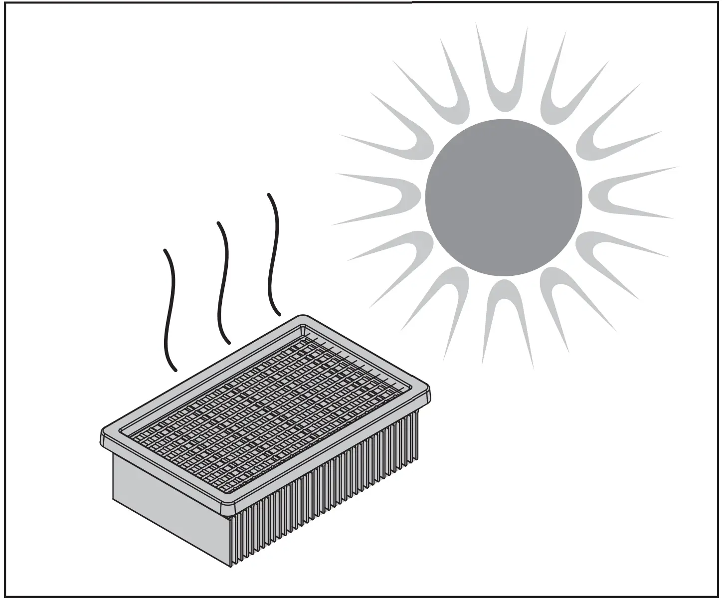 Clean flat fold filter