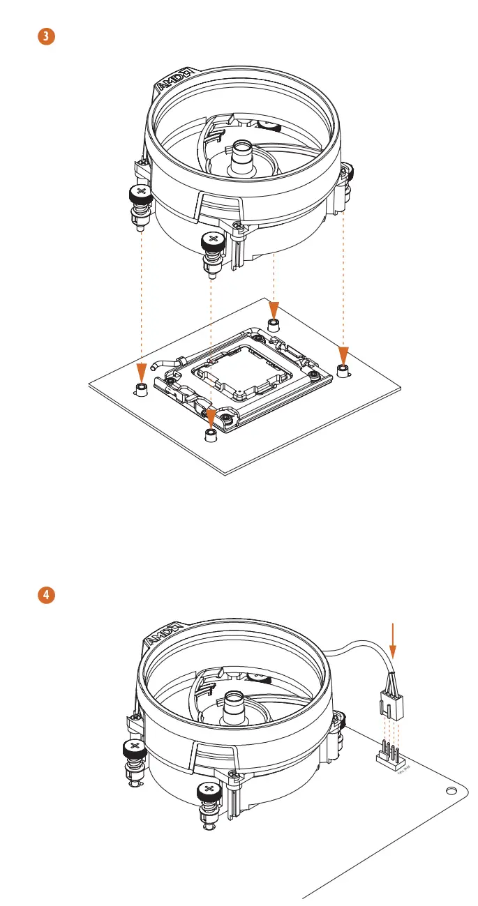 ASRock A620M HDV M 2 Motherboard - Cooler1