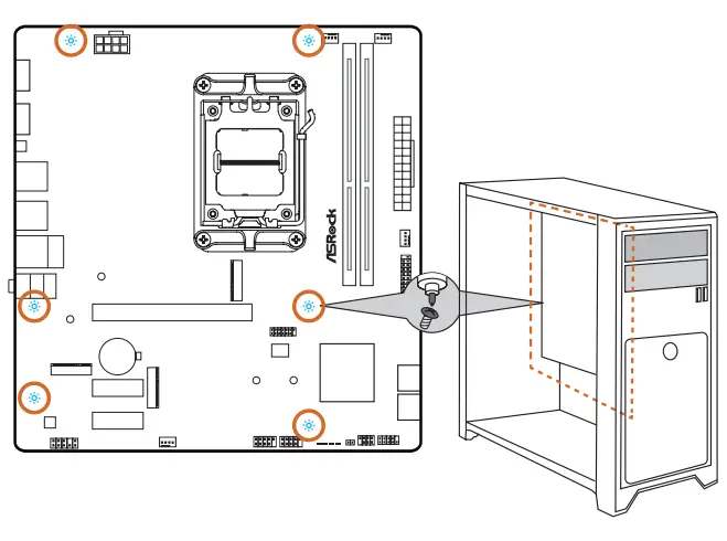 ASRock A620M HDV M 2 Motherboard - Cooler11