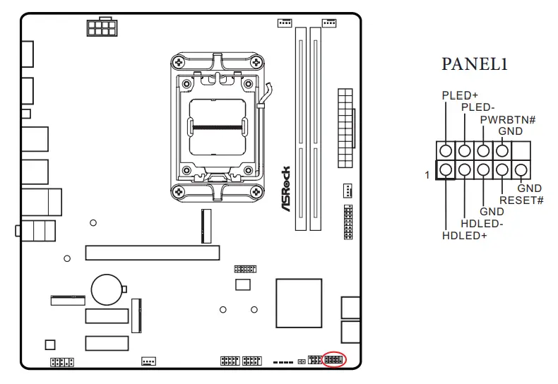 ASRock A620M HDV M 2 Motherboard - Cooler19