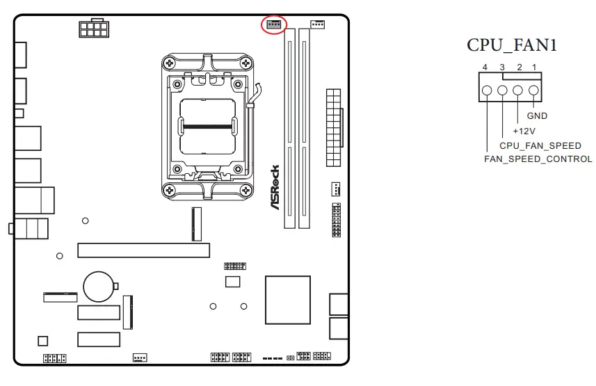 ASRock A620M HDV M 2 Motherboard - Cooler26
