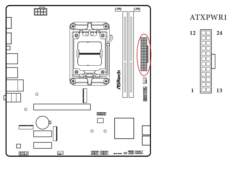 ASRock A620M HDV M 2 Motherboard - Cooler27