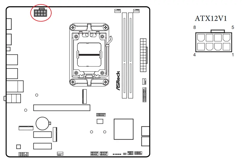 ASRock A620M HDV M 2 Motherboard - Cooler28