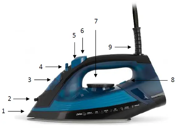Livoo-DOM401-Steam-Iron-1