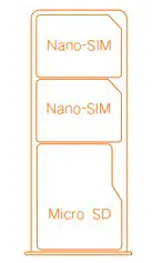 xiaomi Mi A2 Lite Smartphone - sim