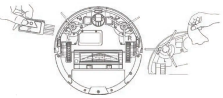 Cleaning The Side Brushes