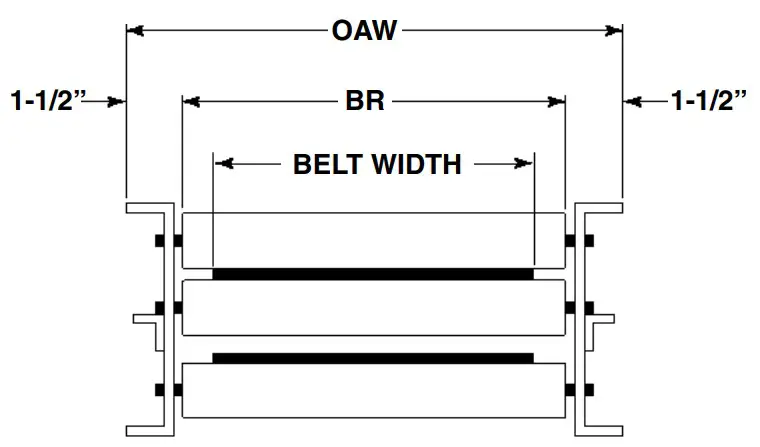 HYTROL 190LR Belt Driven Live Roller Conveyor - fig 23