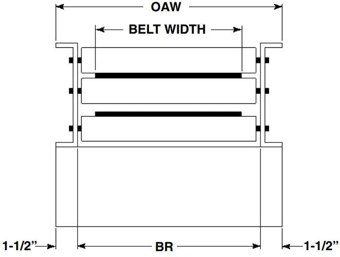 HYTROL 190LR Belt Driven Live Roller Conveyor - fig 27