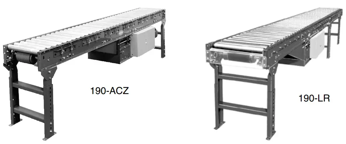 HYTROL 190LR Belt Driven Live Roller Conveyor