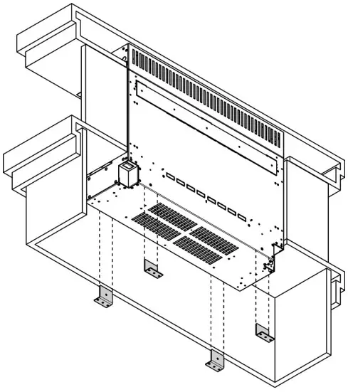 evonic fires OCTANE DS E llusion Fireplace - bottom mounted