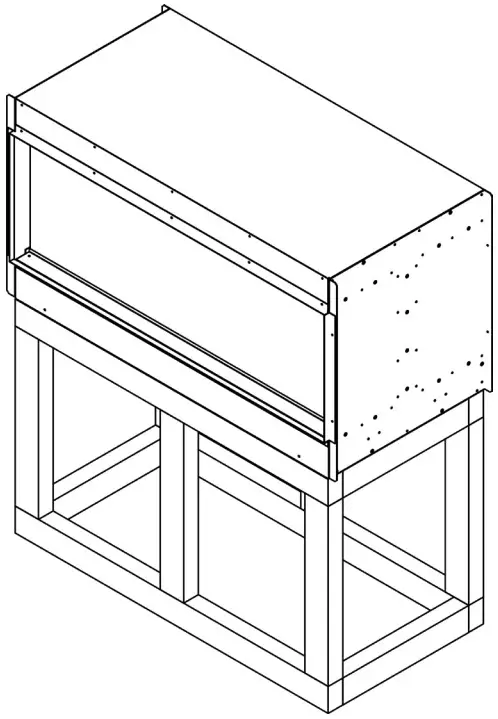 evonic fires OCTANE DS E llusion Fireplace - ventilation gap