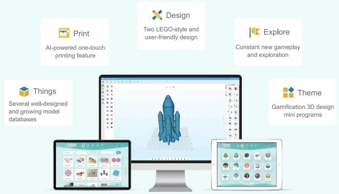 X MAKER IME3D2011 Smart 3D Printer - Figure