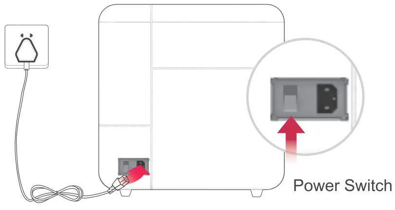 X MAKER IME3D2011 Smart 3D Printer - Power on