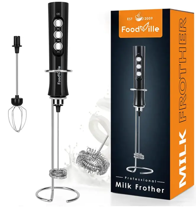 FoodVille-MF02-Rechargeable-Milk-Frother-Product