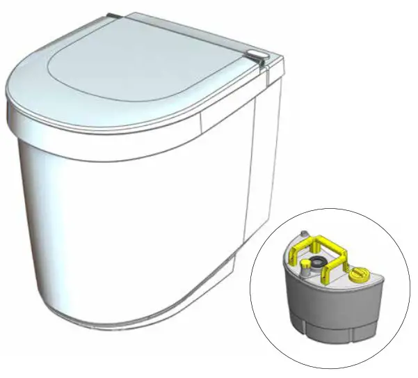 Tiny 1270 Toilet 1270 with Internal Urine Tank