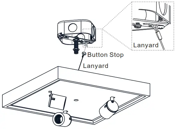 QUOIZEL TF5622MBK Tiffany 3 Light 14 inch Matte Flush Mount Ceiling Light - Assembly1