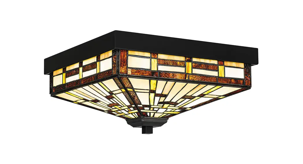 Quoizel Tf5622mbk Tiffany 3 Light 14 Inch Matte Flush Mount Ceiling Light Installation Guide