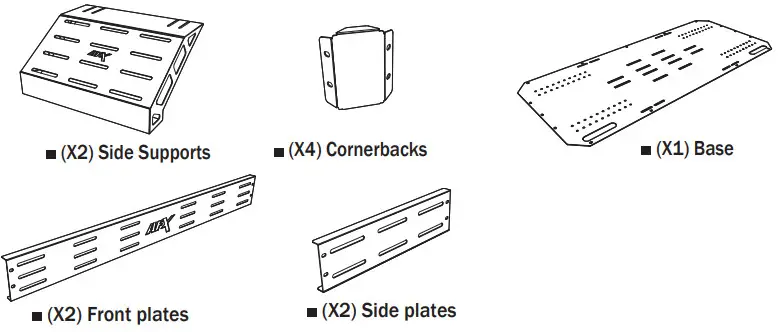 AFXMotorsports ACC122-D Universal Overbed Cargo Rack - fig 1