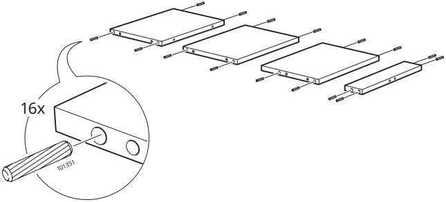 IKEA 40x30x202 BILLY Bookcase White B1