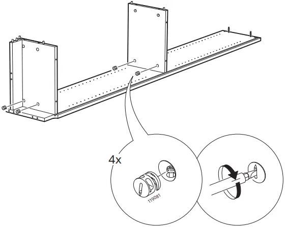 IKEA 40x30x202 BILLY Bookcase White B4