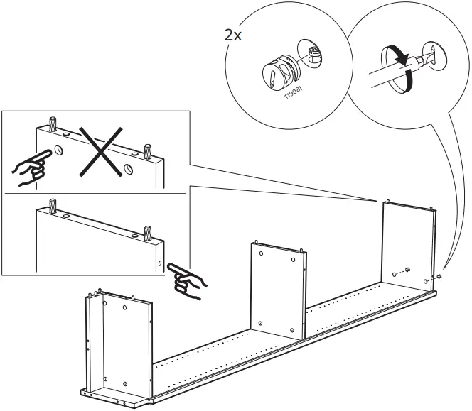IKEA 40x30x202 BILLY Bookcase White B5