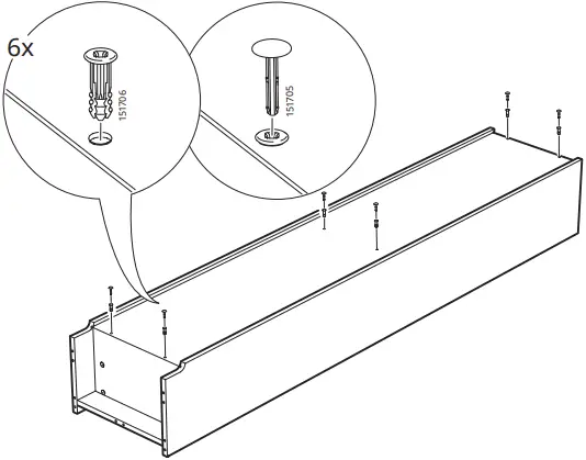 IKEA 40x30x202 BILLY Bookcase White B9
