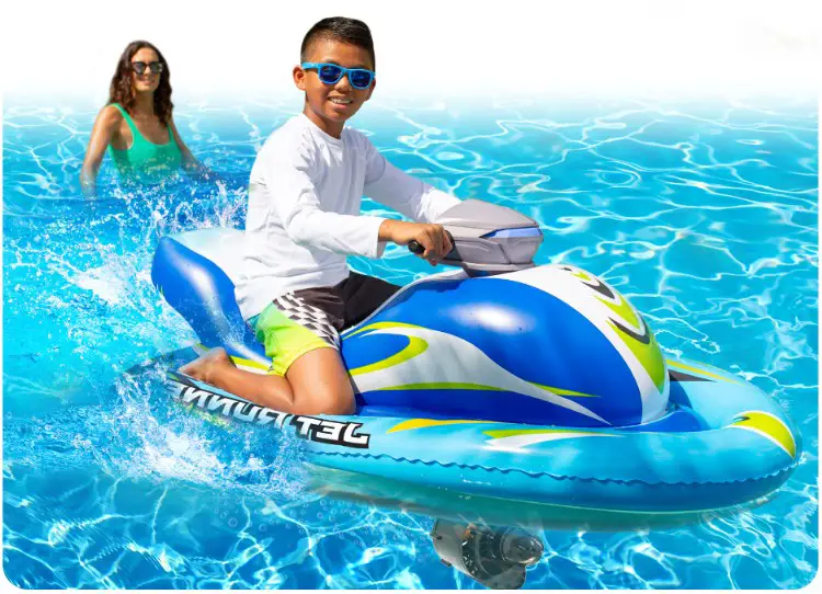 POOLCANDY PC1035JS1 Motorized Inflatable Kids Water Craft - overview 1