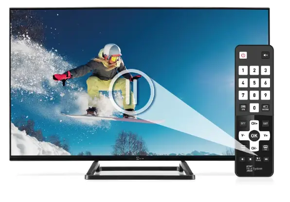 TELE System PALCO FL13 32 Inch HD Frameless Sat