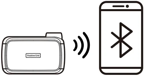 Positive Grid Spark GO 2A348SPARKGO Guitar Speaker Amplifier - Bluetooth Speaker 2