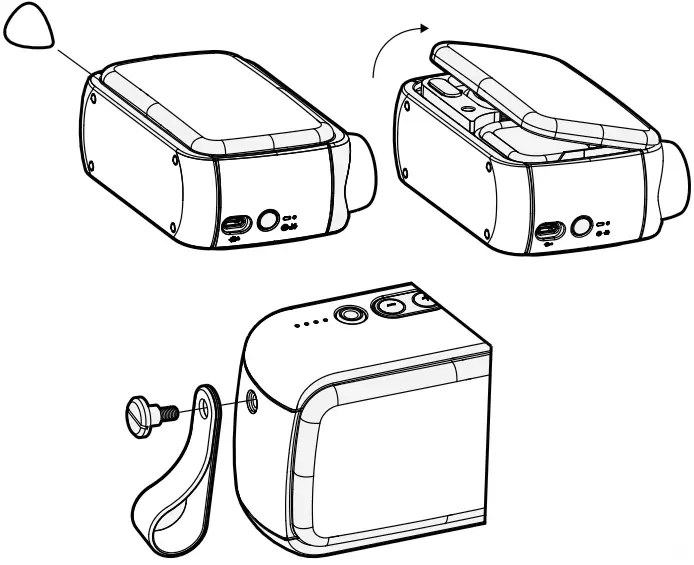 Positive Grid Spark GO 2A348SPARKGO Guitar Speaker Amplifier - Grille Strap