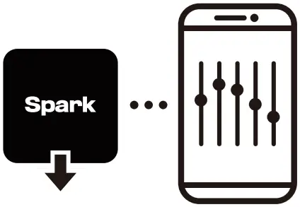 Positive Grid Spark GO 2A348SPARKGO Guitar Speaker Amplifier - Guitar Amp 3