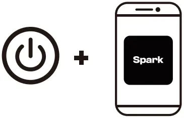 Positive Grid Spark GO 2A348SPARKGO Guitar Speaker Amplifier - Spark Go 1