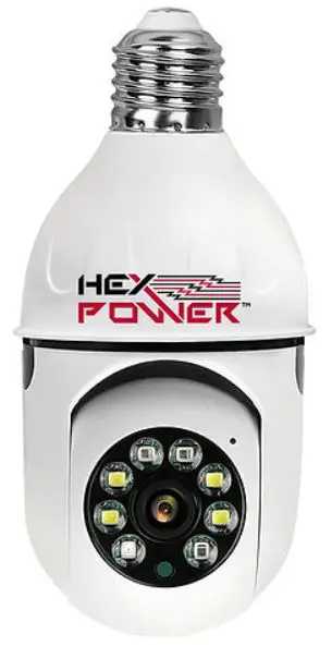 HEX POWER-HEX-662-BulbCam-Smart-Home-Security-Camera